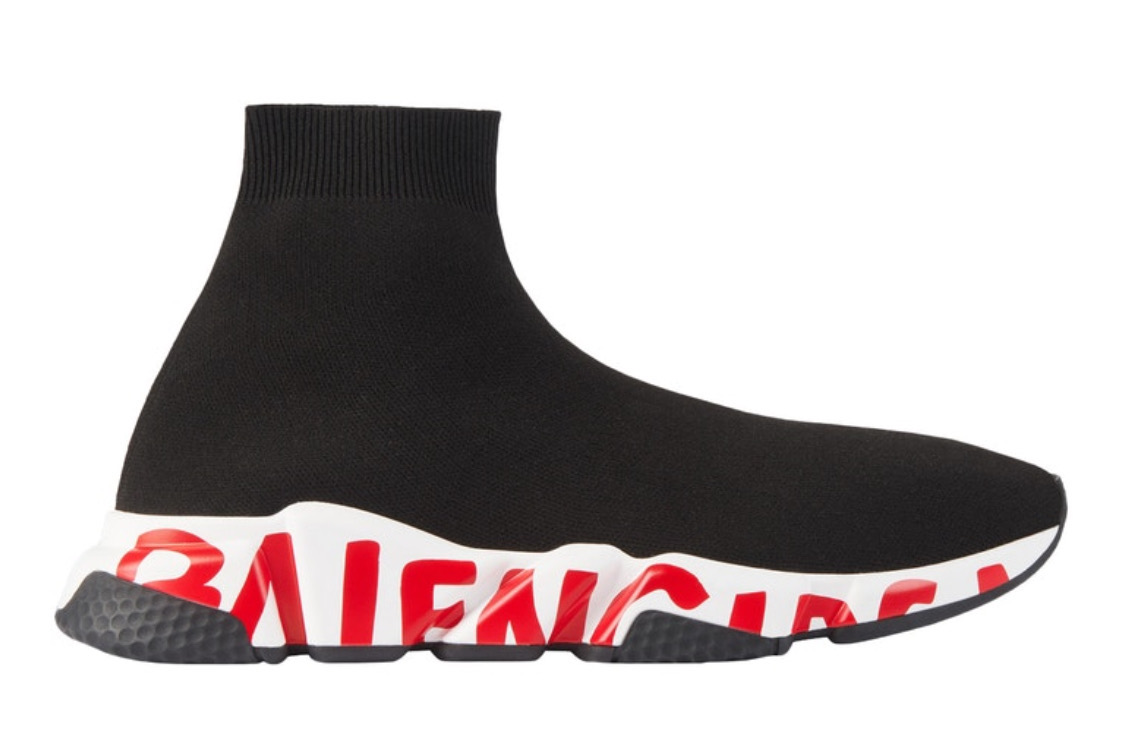 Ba*len*cia*ga graffiti speed red sole