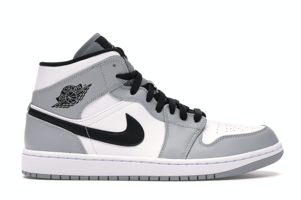 Jordan 1 Mid Light Smoke Grey