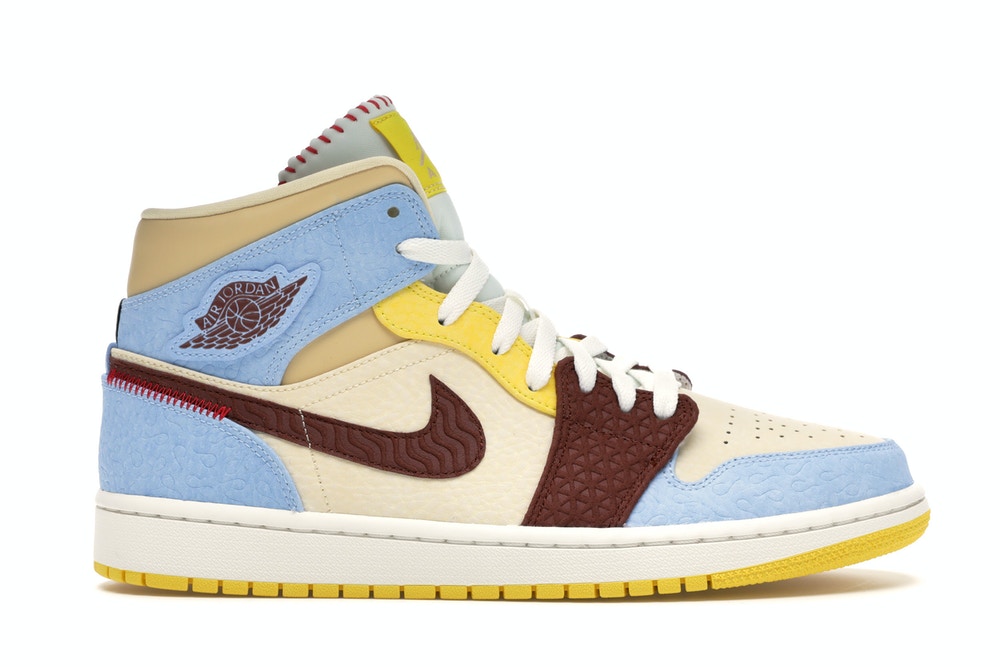 jordan 1 mid se fearless Ma*s*n chateau rouge
