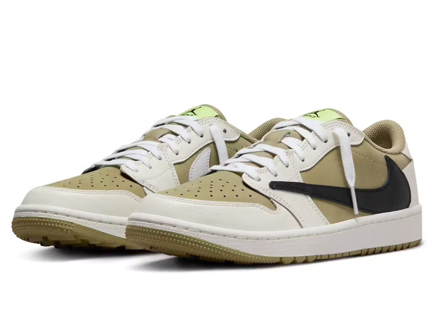 Jordan 1 Retro Low Golf Travis Scott Neutral Olive